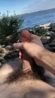 You enjoying the view of the lake as much as me?