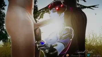 Widow Giving A Blowjob