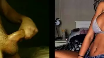 Stepbro strokes his Big Cock for sexy Stepsis