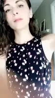 Jelly Grave aka little Jelly Donut pulling up her dress.
