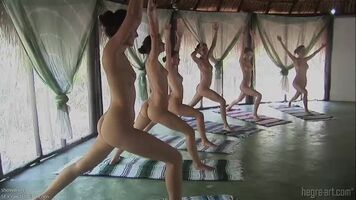 Naked Yoga At Hegre Art