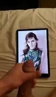 my bud jerkin his big hard cock 2 Emma Watson - and huge cum tribute - If u want 2 b fed celebs and porn and show off jerkin over them on a second screen - public or private sessions - add hertsgirls on k1k - second screen required
