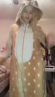 Best part about onesies is they're super easy to take off!
