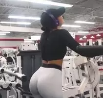 Katya Henry in tight yoga pants