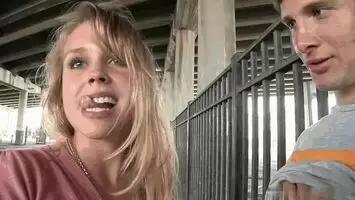 Autumn Briggs Public Handjob