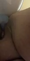 This is what happens when you’re a horny little slut out of town where your man can’t uck you