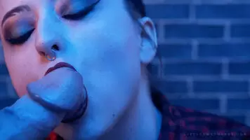 Super Sloppy Blowjob Getting Lipstick Everywhere