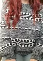 Its friday! Yay! That means i get to wear my favorite sweater/jeans to work. And of course that meant a titty drop for you