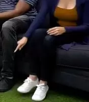 Tiff Touching Floor