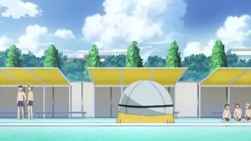 Out of swimming pool