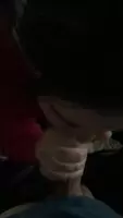 Sucking another guy’s cock and sending updates to hubby. 😘