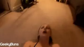 Geekybuns has quivering orgasm