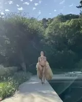 Sweetie catwalking