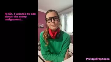 College Creampie By Teacher In Private Lesson