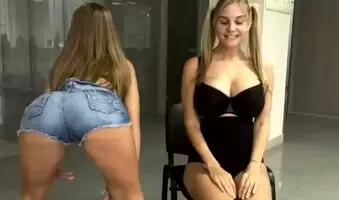 Jumping tits and ass