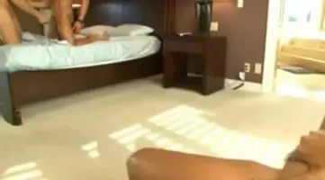 Giving her a show.