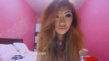 Sexy hot Asian girl from her webcam show