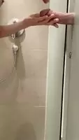 Found a hole in the hotel shower and had to try it out! How did I do on my first time? 20