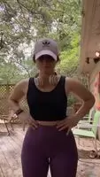 And then she turns...