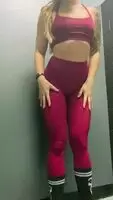 what’s under my gym clothes? Let me show you... while being sneaky in the locker room