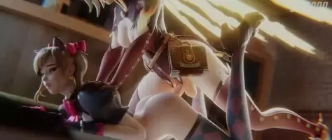Futa Mercy fucking D.Va