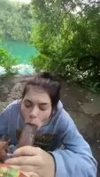 Cocksucking At Idyllic Location