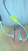 Shocking clit torture
