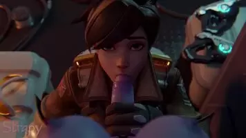 Tracer & a futa Widowmaker 