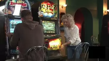 At slot machines