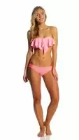 O'Neill Swimwear Jessa Ruffle Bandeau Bikini Top