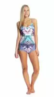 Onzie Yoga &amp; Dance Shortie Leotard - great pattern