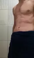 Hello after shower fun
