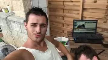 Backyard Fun with His Fuck Buddy 😉🇨🇦