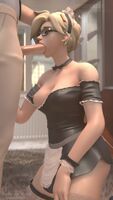 Maid Mercy's special blowjob service