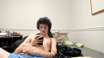 Wanking watching porn
