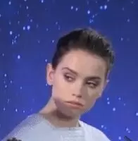 Daisy Ridley to you after she sees her boyfriend pour himself another drink, knowing he’ll be passed out in a bit