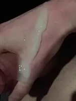 My big full balls produce so much thick cum