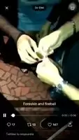 Drunk people having good ideas. Drinking booze from the foreskin