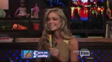 Denise Richards shows off her skills