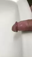 In the sink at work