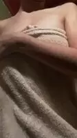 Fresh tits out of the shower 🔥