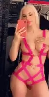 Pink harness coming off