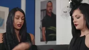 TS Khloe Kay Teaches Blackhaired Girl Some Respect