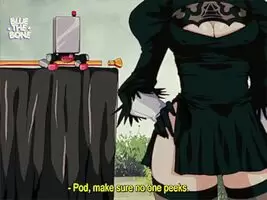 2B & Pod - Even robots can't help staring