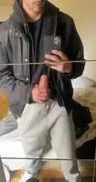 Got hard in my sweats before going shopping