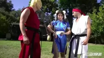 Dirty Cosplay - Jade's First BGB Threesome