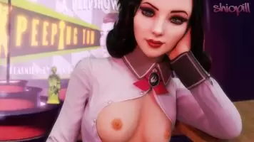 Elizabeth in the lounge