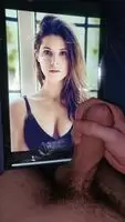 My huge bud jerkin and cumming 4 Amanda Cerny - I am feeding my buds celebs and porn on kik - if u like 2 show off ur big hard cock and have a second screen 2 do vids like this add hertsgirls on k1k