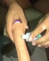 His face at the end...