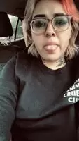 Waiting not so patiently in my car so I can go home and ride my dildo